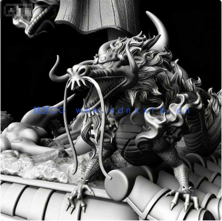 [独立角色] 山治海贼王航海王动漫角色雕塑3D打印模型(图8)