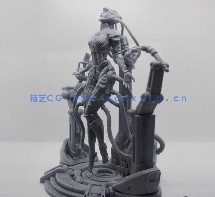 [独立角色] 星刃Project EVE游戏角色雕塑3D打印模型(图5)