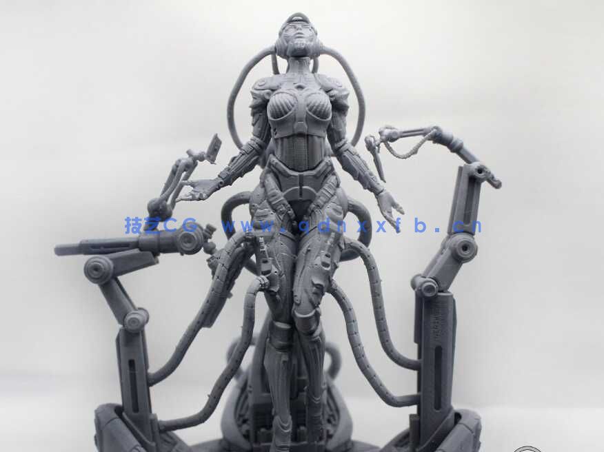 [独立角色] 星刃Project EVE游戏角色雕塑3D打印模型(图4)