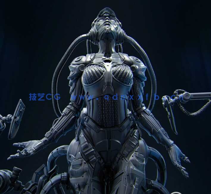 [独立角色] 星刃Project EVE游戏角色雕塑3D打印模型(图1)