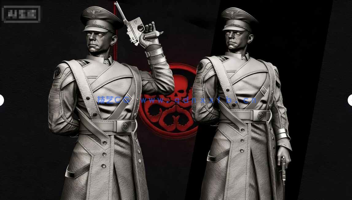 [独立角色] 红骷髅漫威动漫角色雕塑3D打印模型(图7)