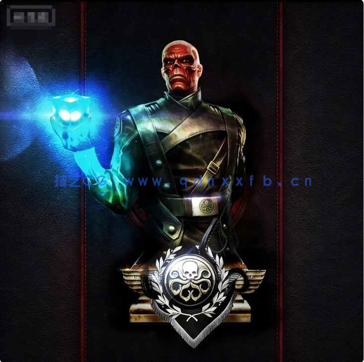 [独立角色] 红骷髅漫威动漫角色雕塑3D打印模型(图2)