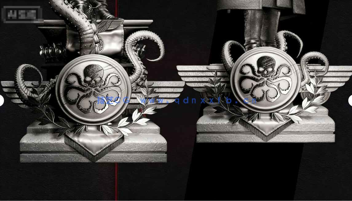 [独立角色] 红骷髅漫威动漫角色雕塑3D打印模型(图6)