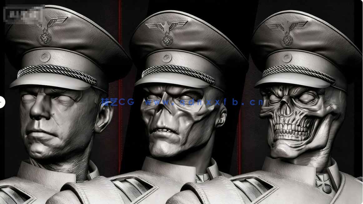 [独立角色] 红骷髅漫威动漫角色雕塑3D打印模型(图9)