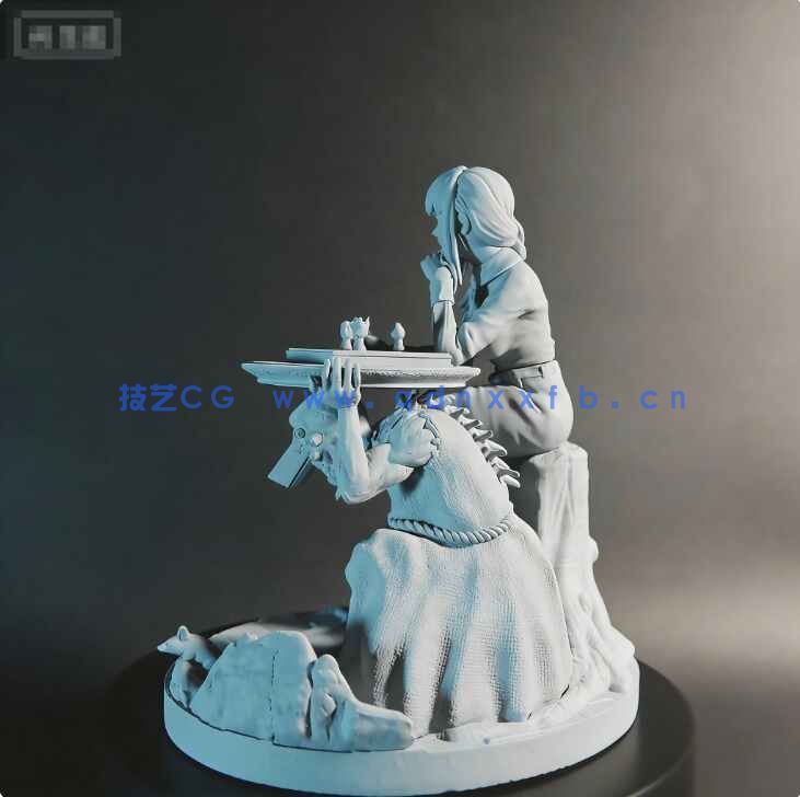 [独立角色] 玛奇玛Makima链锯人动漫角色雕塑3D打印模型(图9)