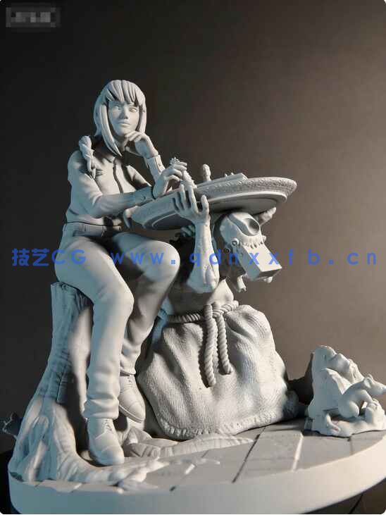 [独立角色] 玛奇玛Makima链锯人动漫角色雕塑3D打印模型(图10)