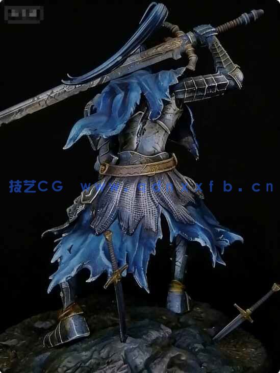 [独立角色] 亚尔特留斯黑暗之魂游戏角色雕塑3D打印模型(图4)