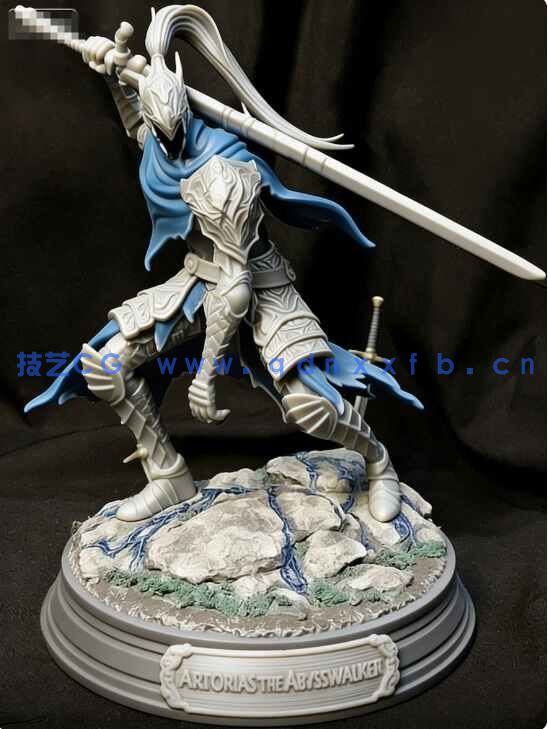 [独立角色] 亚尔特留斯黑暗之魂游戏角色雕塑3D打印模型(图5)