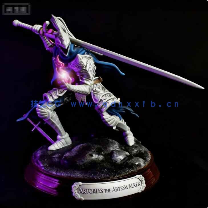 [独立角色] 亚尔特留斯黑暗之魂游戏角色雕塑3D打印模型(图7)