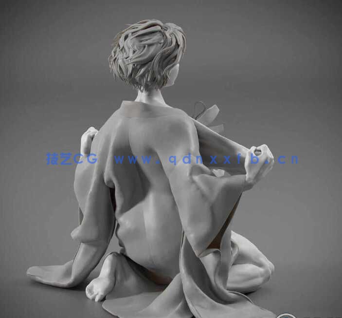 [独立角色] 攻壳机动队动漫角色雕塑3D打印模型(图6)