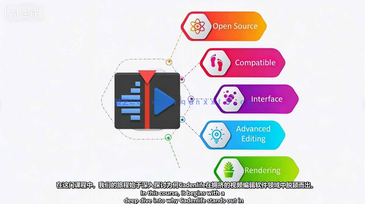 【中文字幕】Kdenlive视频剪辑从入门到精通视频教程(图10)