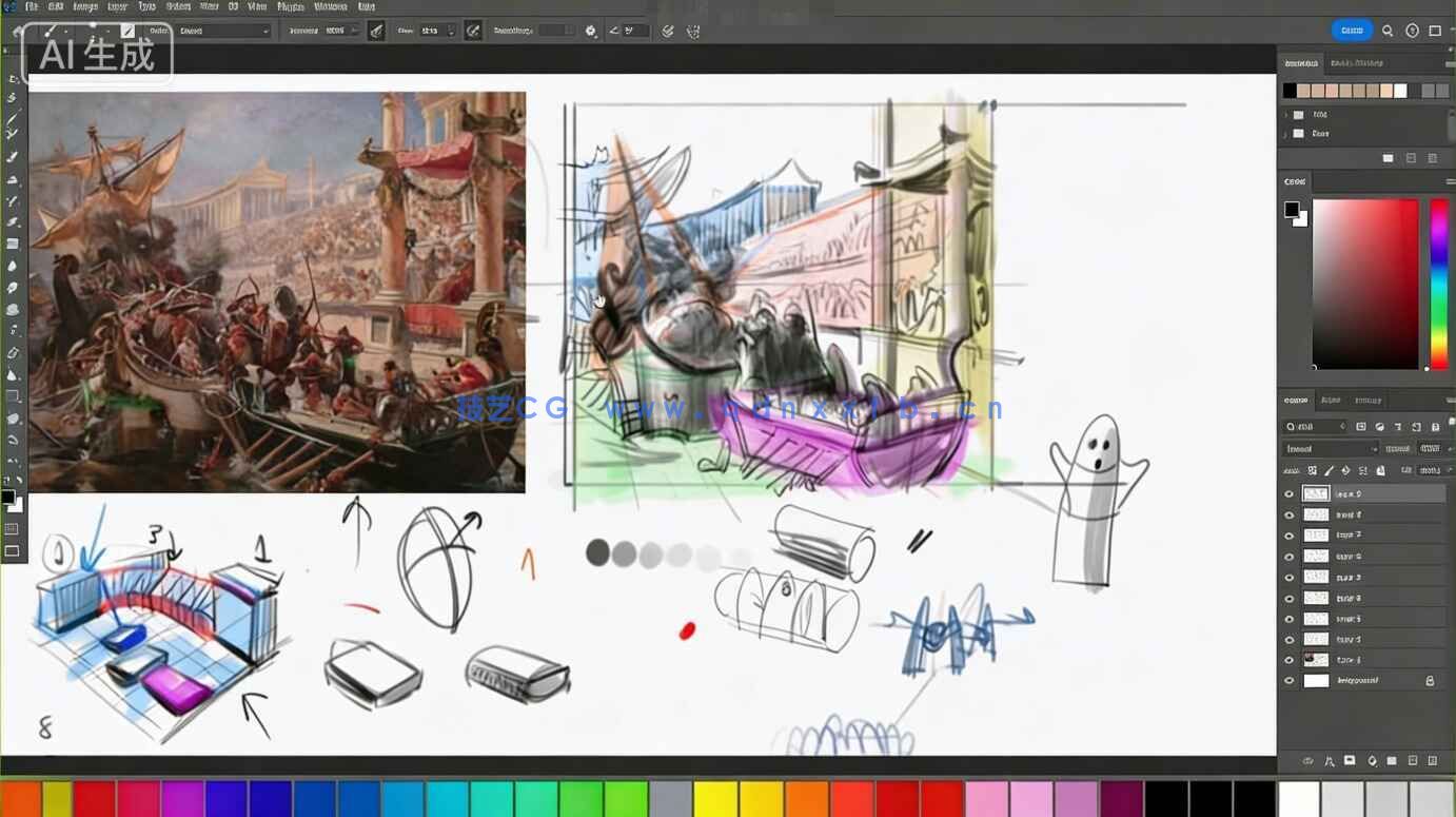 【中文字幕】绘画透视原理核心技术大师班训练视频教程(图2)