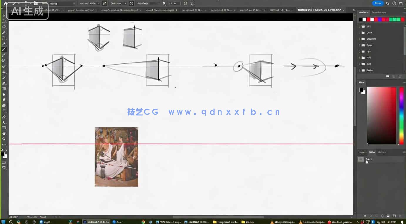 【中文字幕】绘画透视原理核心技术大师班训练视频教程(图6)