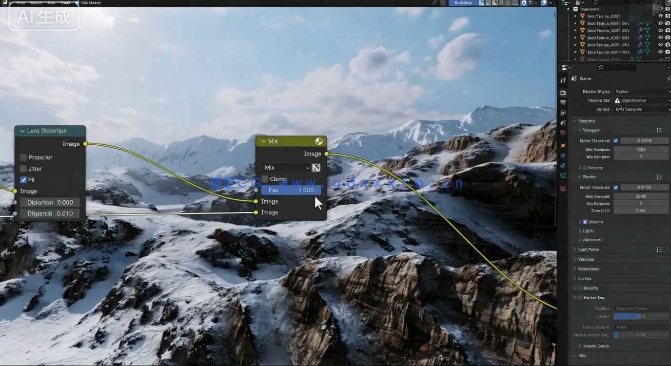 【中文字幕】World Creator电影级真实自然地形环境场景制作视频教程(图1)