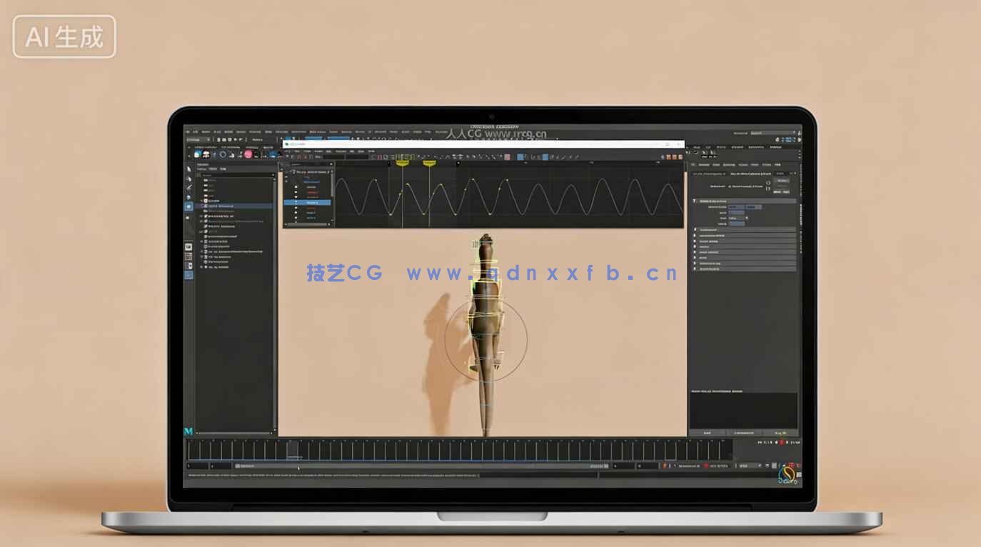 【中文字幕】Maya恐龙大型掠食型动物动画实例制作视频教程(图5)