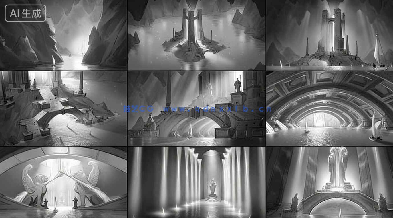 PS电影分镜头概念场景绘画教程(图1)