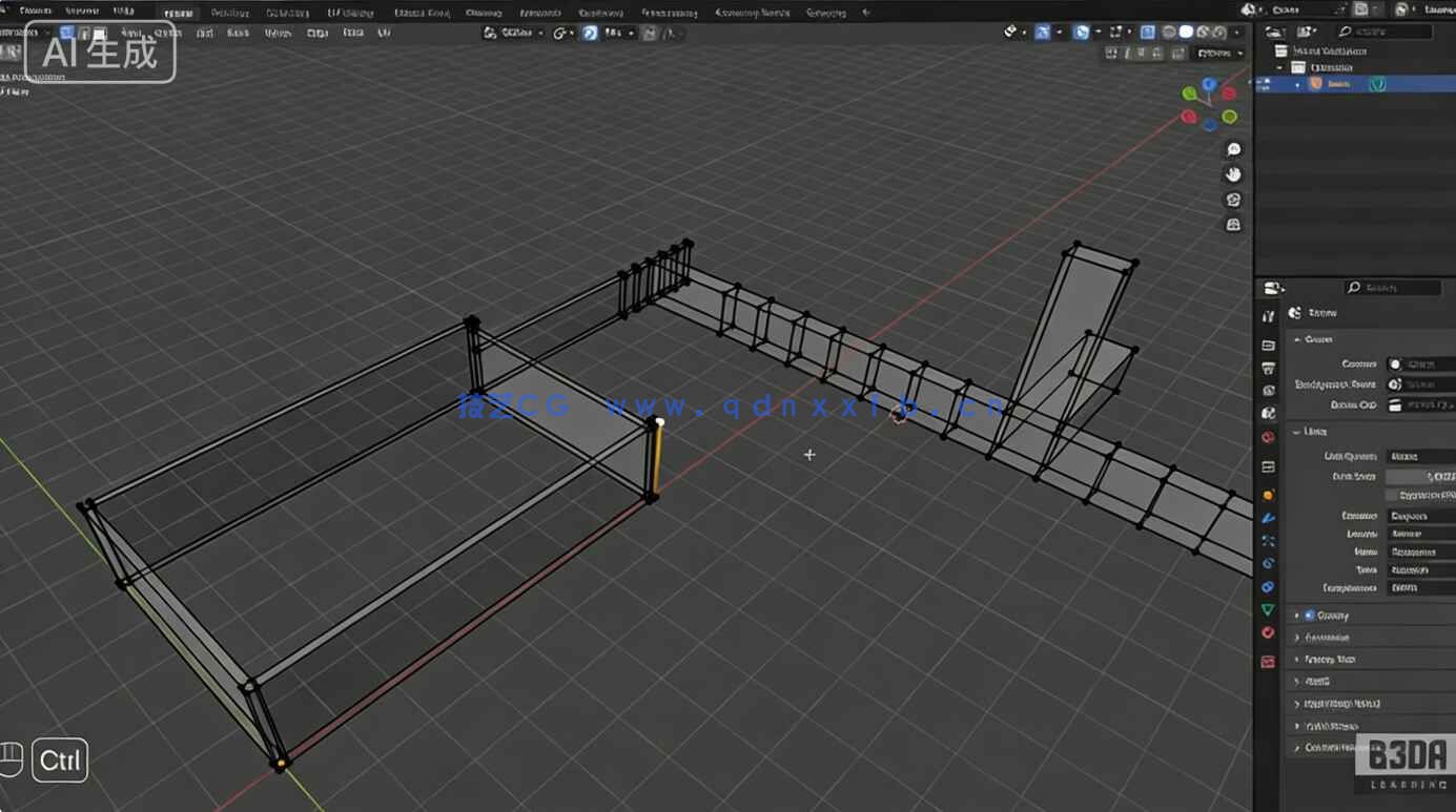 【中文字幕】Blender建筑工程与3D打印精准建模视频教程(图2)
