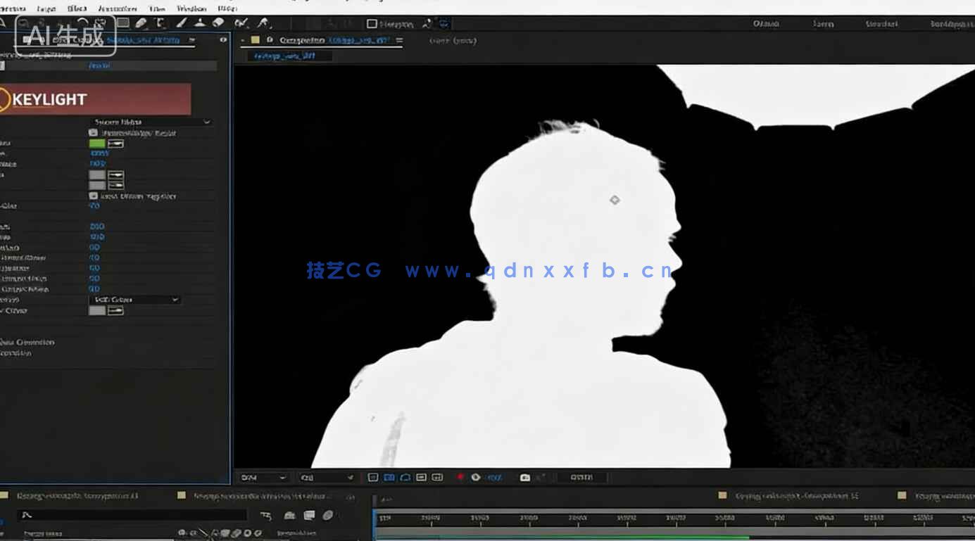 【中文字幕】Blender与AE绿幕实拍素材无缝融合3D场景技术视频教程(图8)