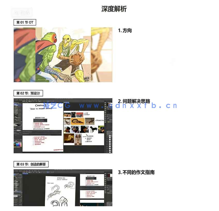 【中文字幕】概念艺术角色设计系统化训练视频教程(图5)