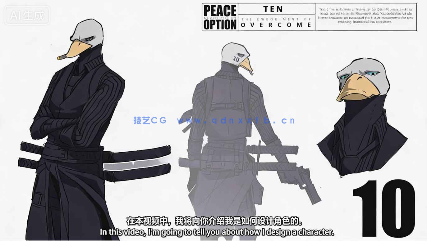 【中文字幕】概念艺术角色设计系统化训练视频教程(图11)