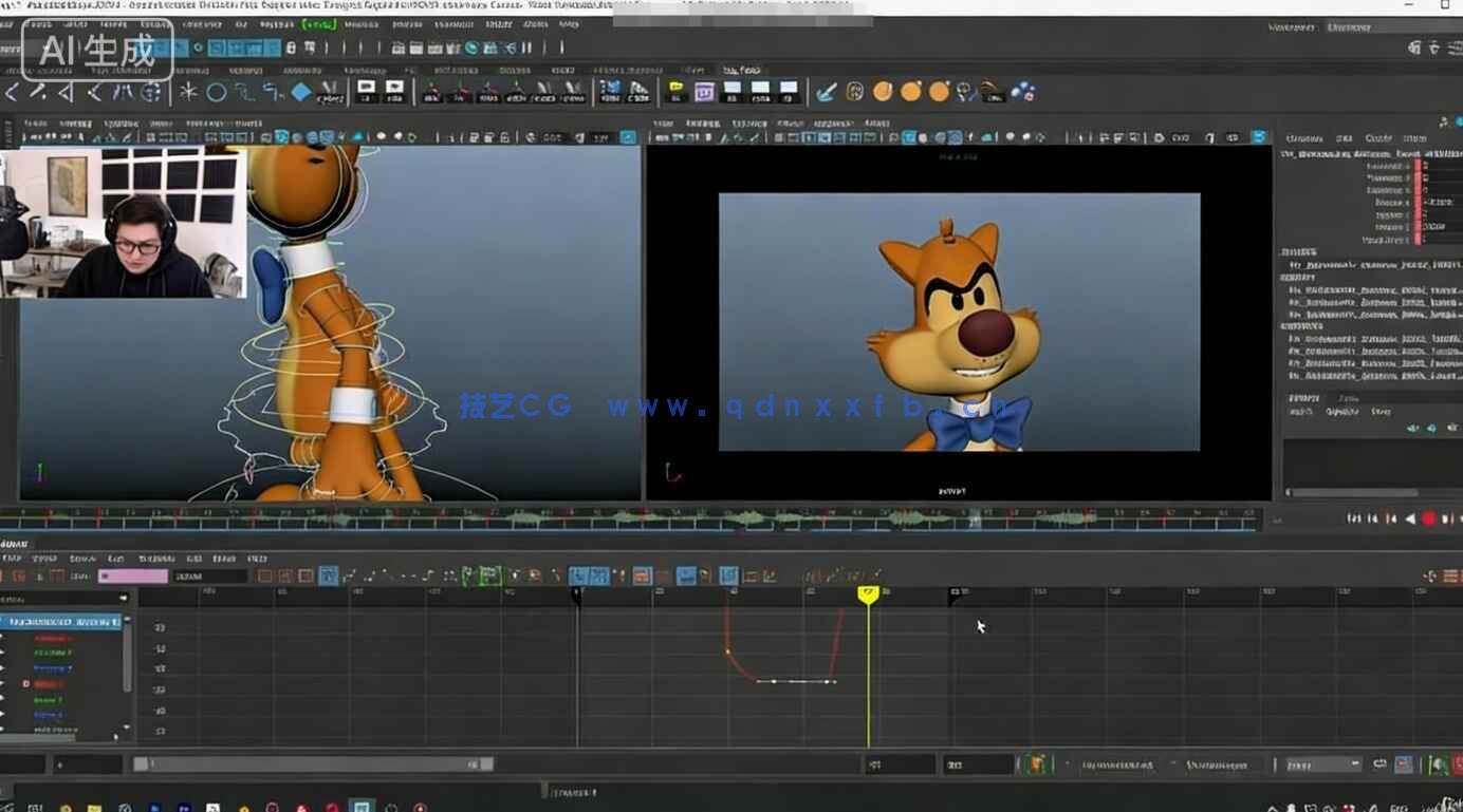 Maya角色骨骼3D动画从入门到精通视频教程(图5)
