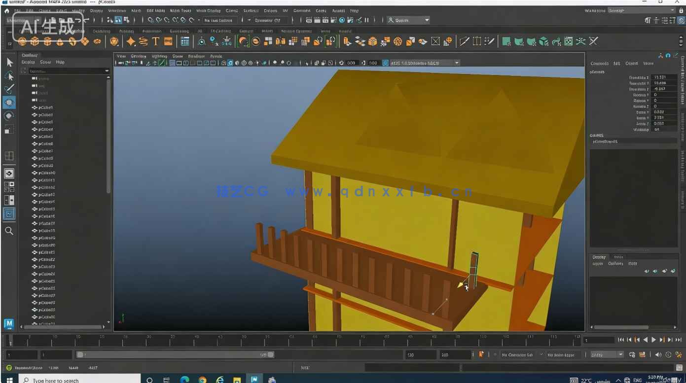 Maya零基础快速掌握核心工具初学者入门训练视频教程(图6)
