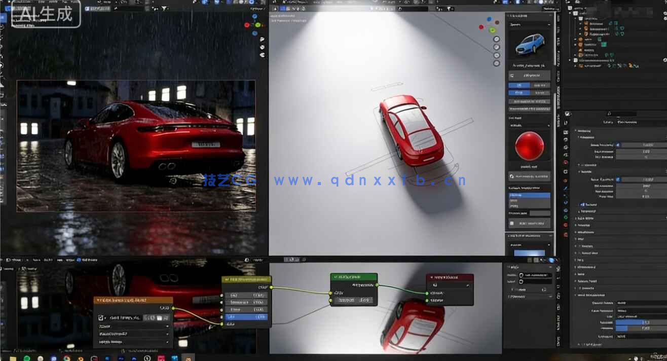 【中文字幕】Blender三维渲染中灯光照明技术实战训练视频教程(图3)
