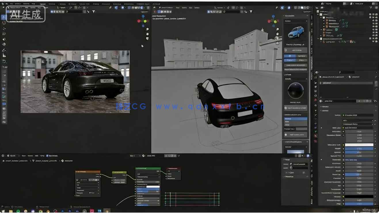 【中文字幕】Blender三维渲染中灯光照明技术实战训练视频教程(图7)