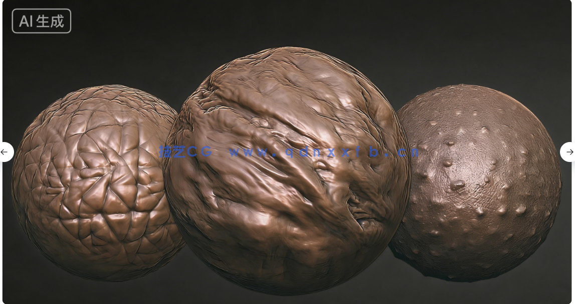 16款逼真角色皮肤细节雕刻VDM笔刷ZBrush套件(图2)