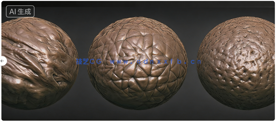 16款逼真角色皮肤细节雕刻VDM笔刷ZBrush套件(图5)