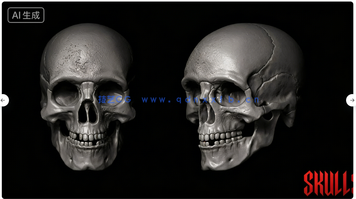 45款地狱恶魔黑暗领主等邪恶生物手工雕刻VDM笔刷ZBrush与lender套件(图3)