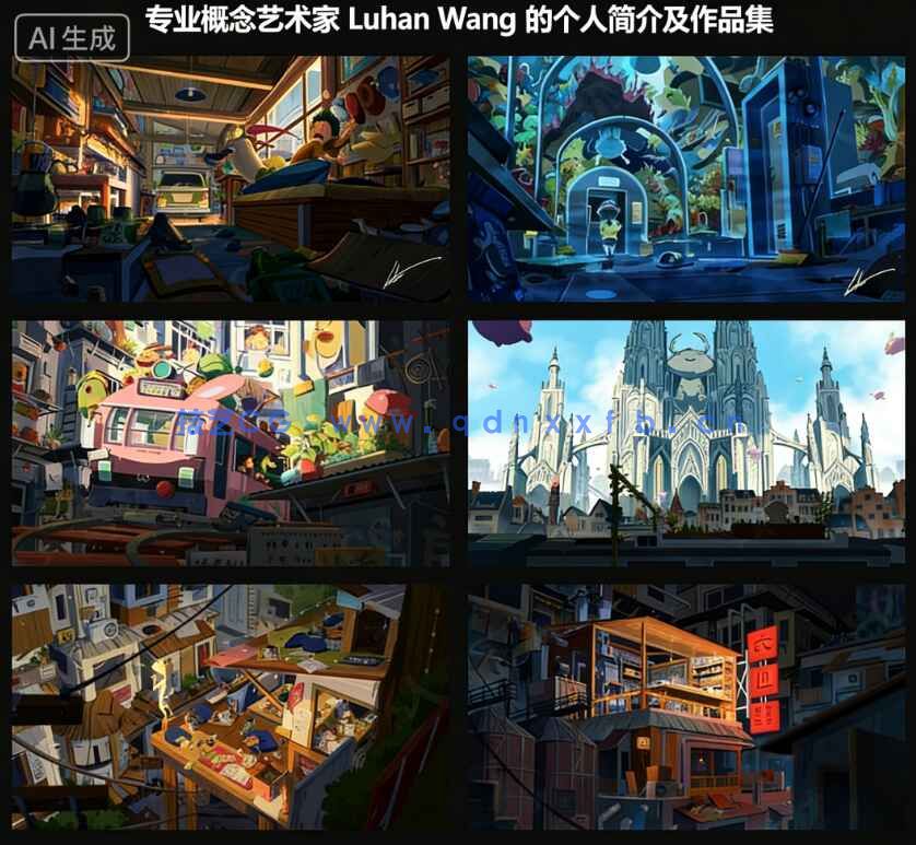 【中文字幕】概念环境设计透视原理技巧视频教程(图1)