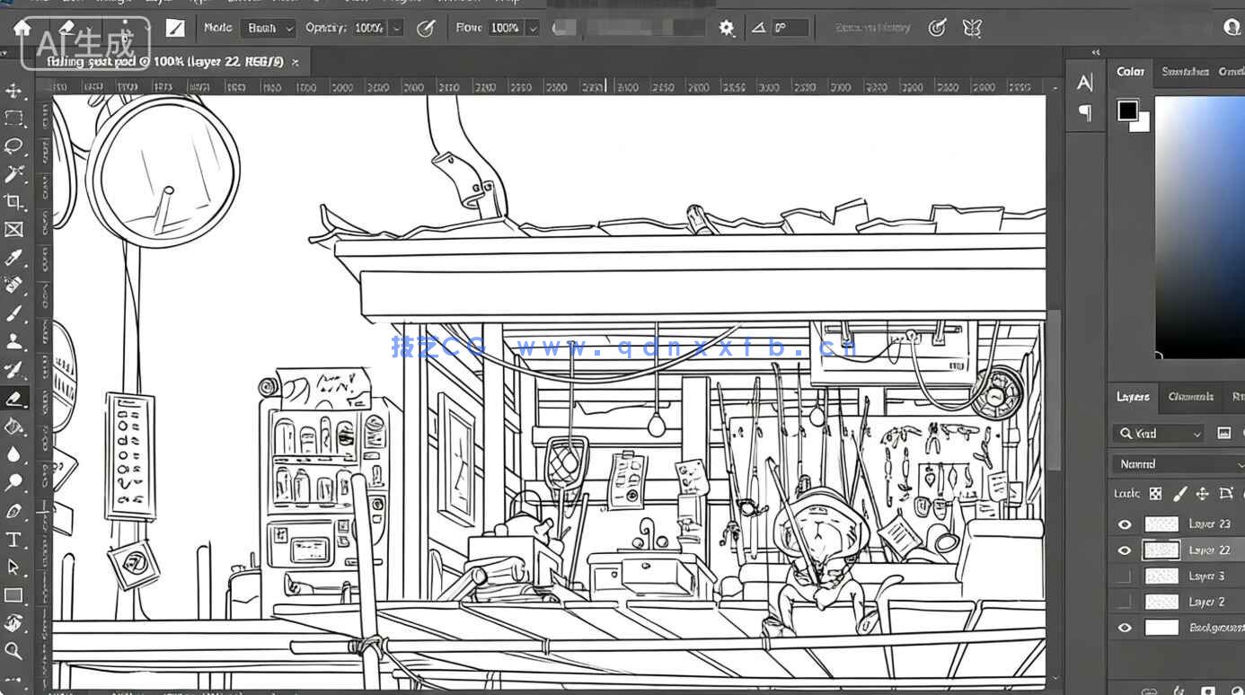 【中文字幕】概念环境设计透视原理技巧视频教程(图6)