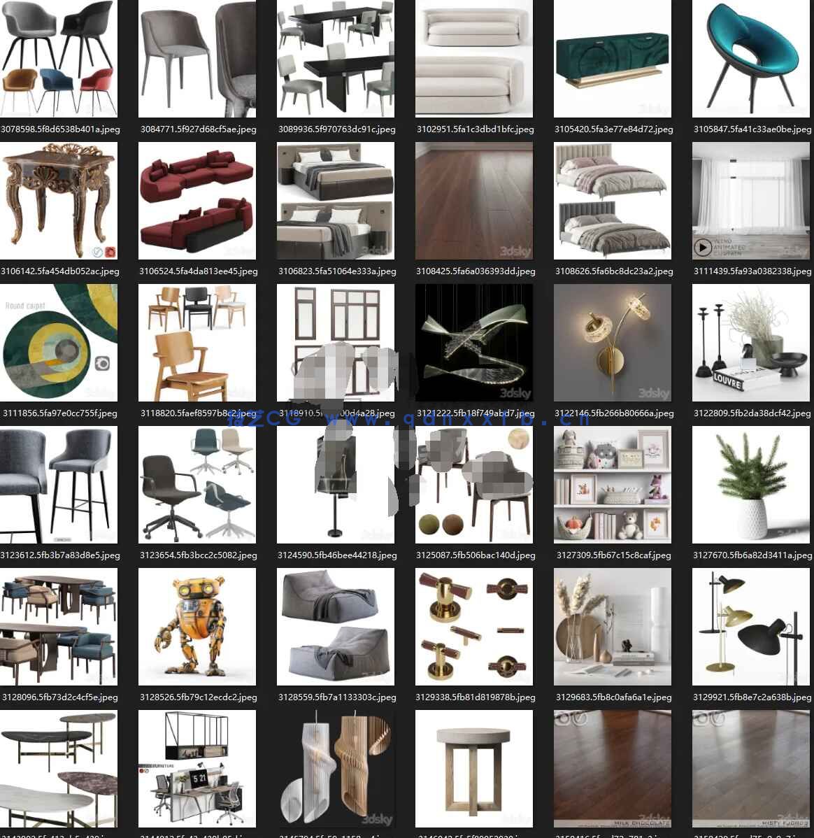 3dsky2022模型专辑202个模型(图2)