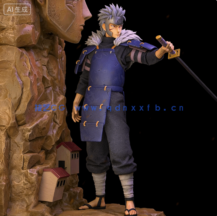 [3D打印人物] 千手扉间Senju Tobirama《火影忍者》动漫角色雕刻手办3D打印模型(图5)