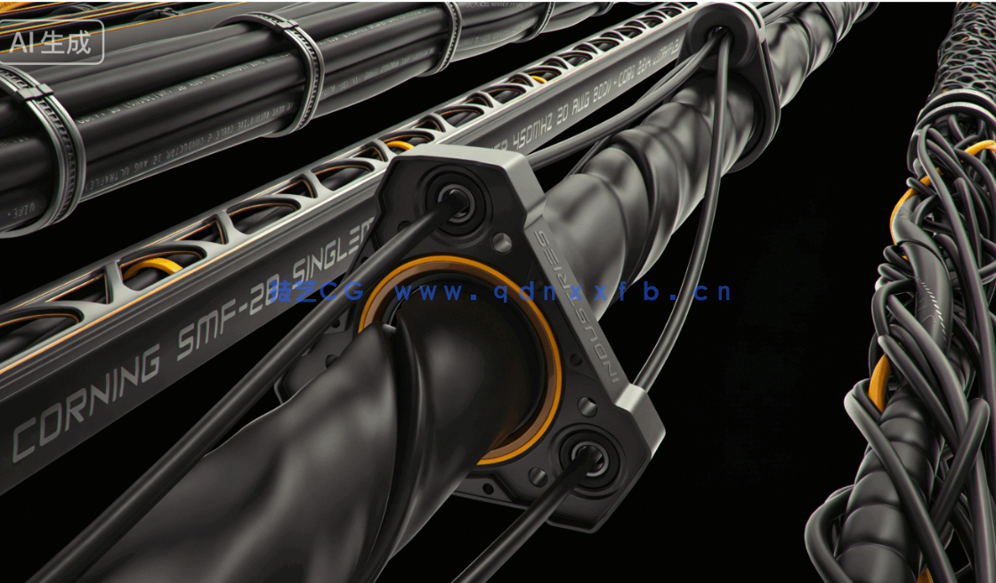 [武器道具] 12种电缆与线路复杂科技机械结构场景使用3D模型素材(图3)