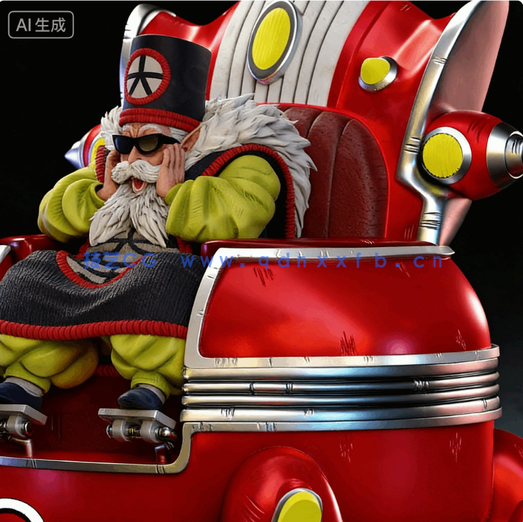 大界王Dai Kaio《龙珠Z》动漫角色雕刻手办3D打印模型(图10)