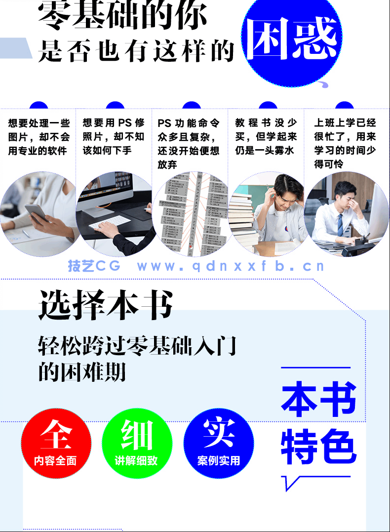 从零开始学Photoshop 抠图+修图+调色+特效+合成(图3)