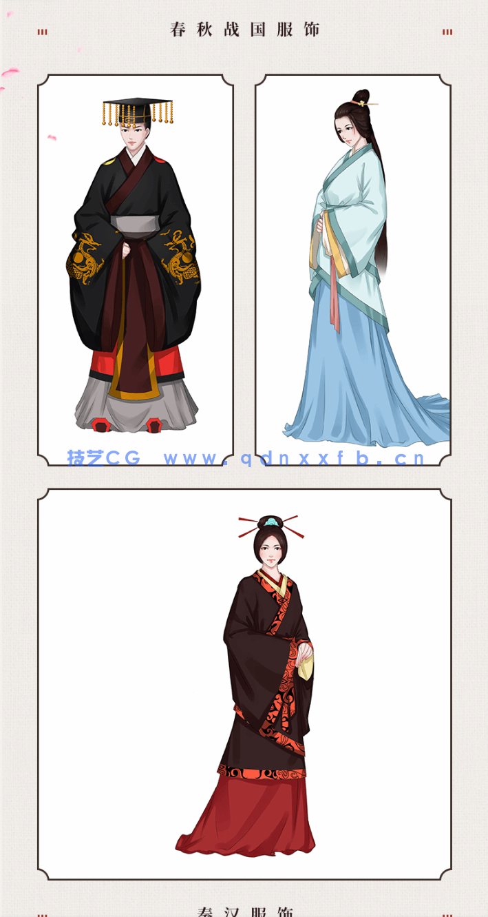 百媚千红 古风CG插画绘制技法精解（服饰篇）(图10)