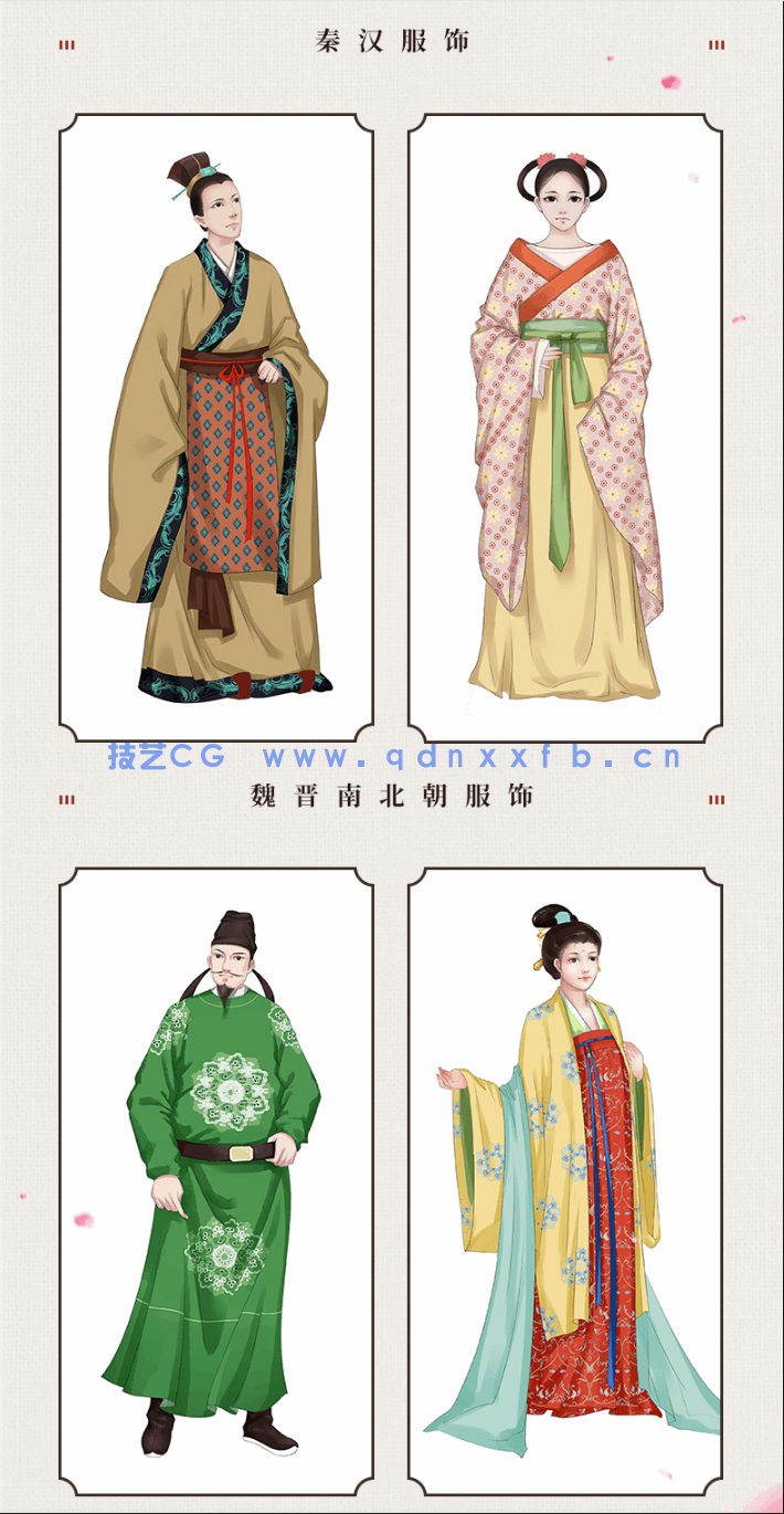 百媚千红 古风CG插画绘制技法精解（服饰篇）(图11)