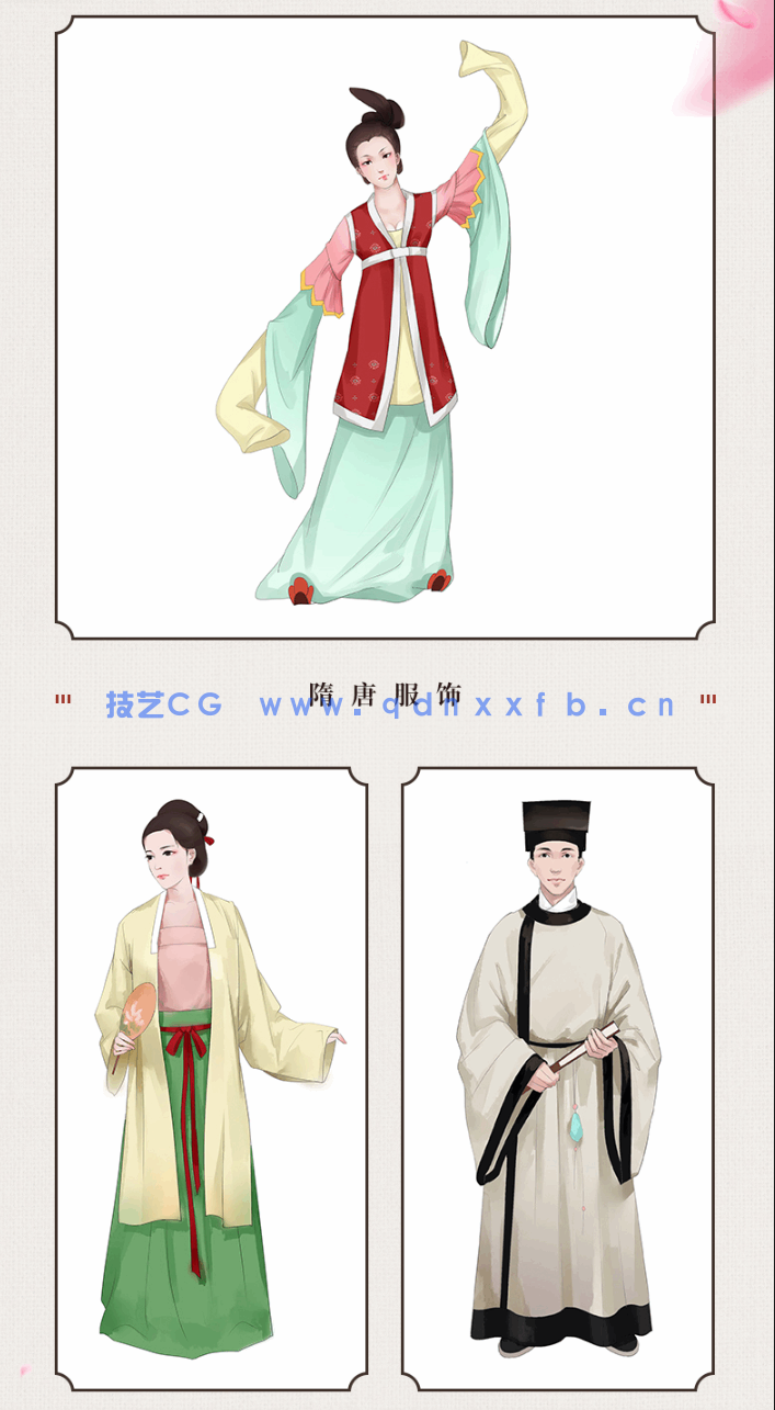 百媚千红 古风CG插画绘制技法精解（服饰篇）(图12)