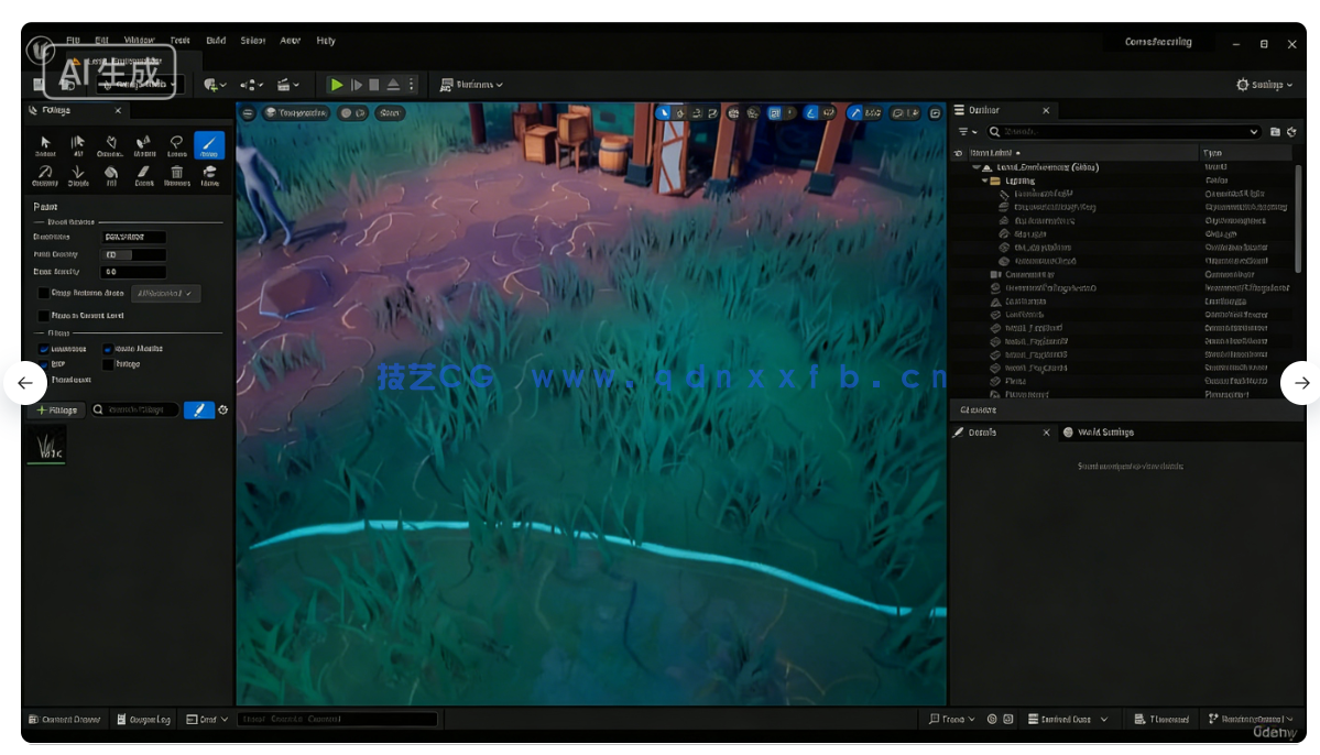 Blender与UE5塞尔达游戏场景完整制作流程视频教程(图4)