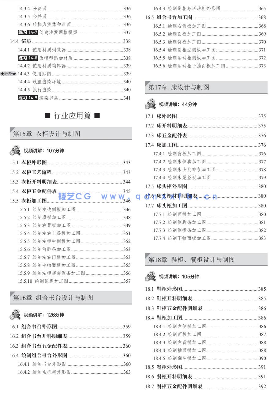 中文版AutoCAD 2016家具设计从入门到精通(图9)
