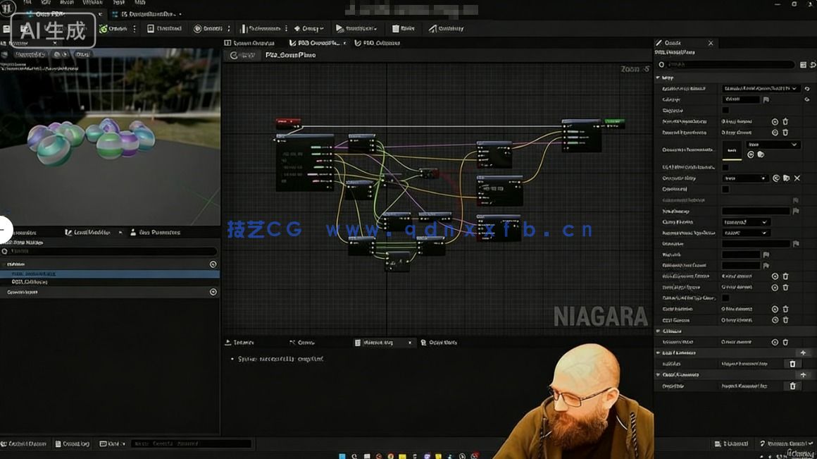 UE5中Niagara粒子系统模拟效果进阶训练视频(图11)