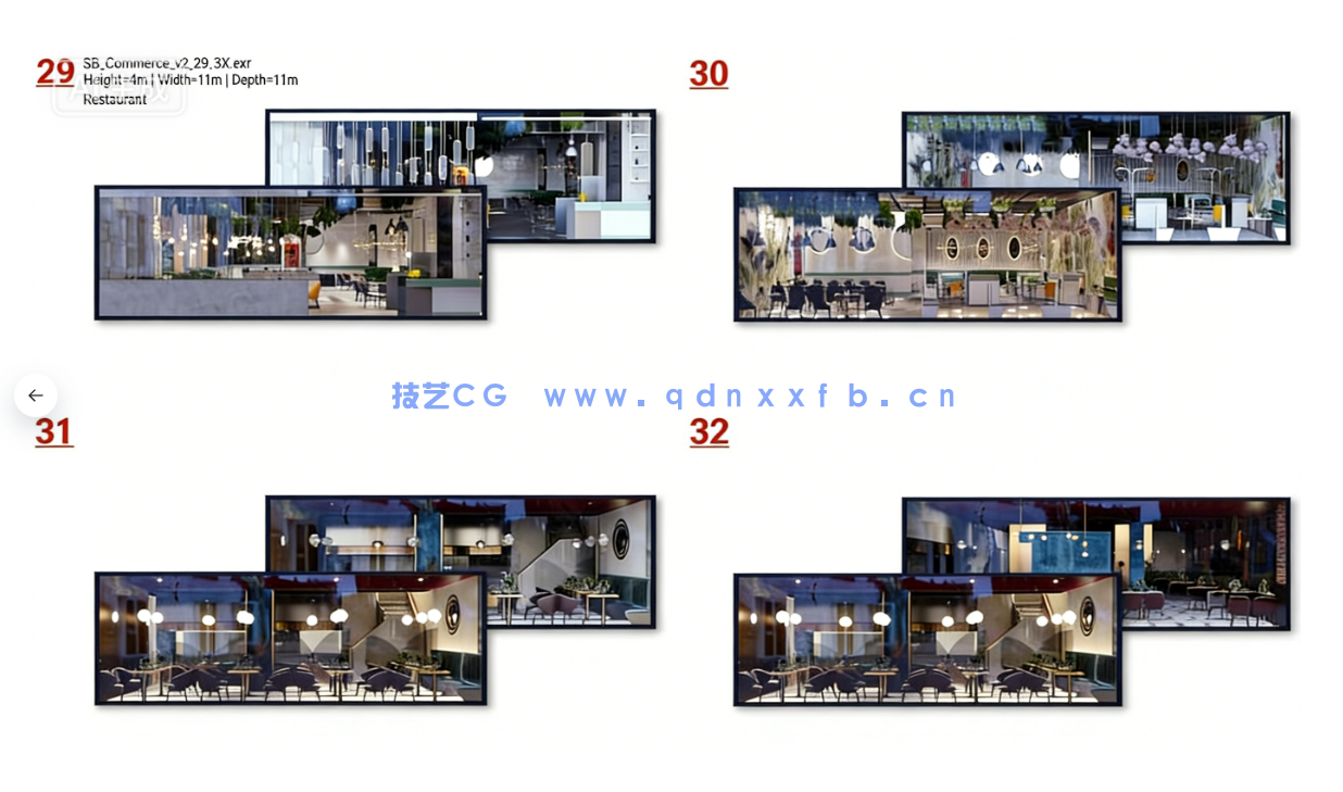 80个商场零售店铺空间场景室内设计3D模型(图10)
