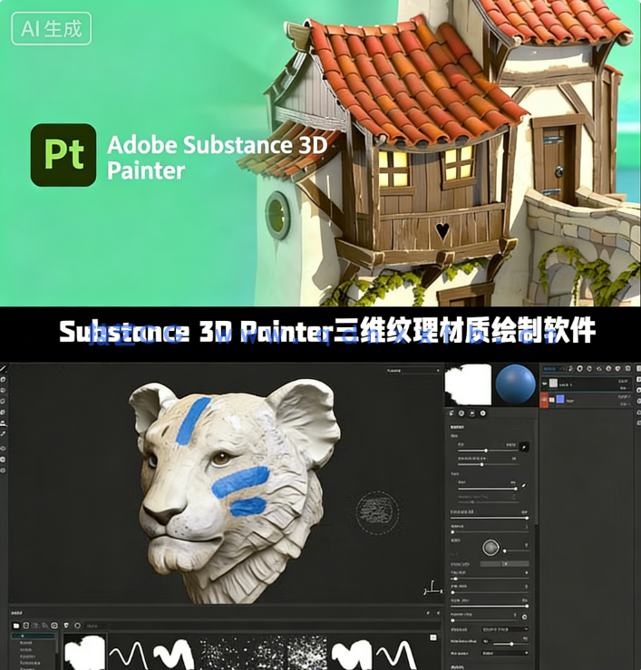 Substance 3D Painter三维纹理材质绘制软件V12.0.1版(图1)