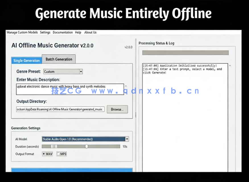 AI Offline Music Generator Pro 2离线本地AI音乐生成软件V2.0.5(图2)