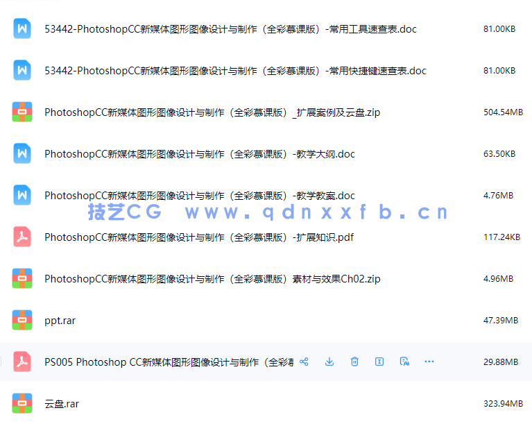 Photoshop CC新媒体图形图像设计与制作（全彩慕课版）(图12)