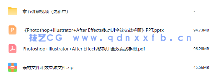 Photoshop+Illustrator+After Effects移动UI全效实战手册(图19)