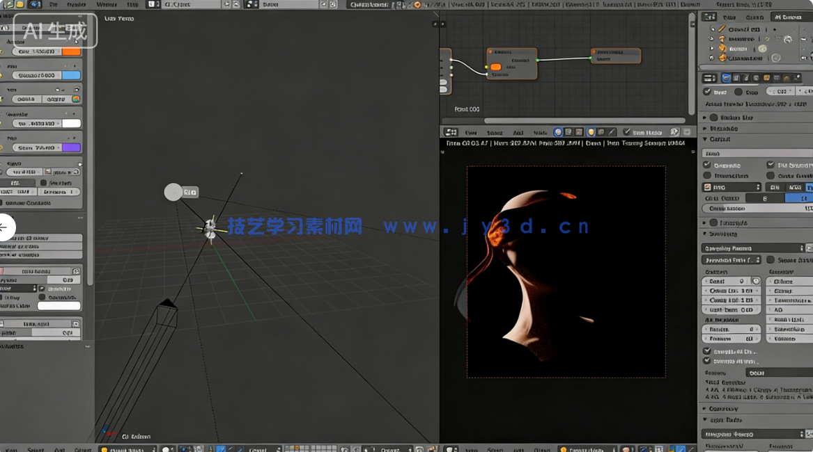  Gaffer灯光与HDRI环境光高效管理blender插件V3.2.10版(图4)